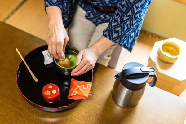 Traditional Japanese Matcha tea ceremony