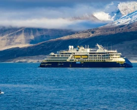 Navigating through icy waters aboard National Geographic Endurance