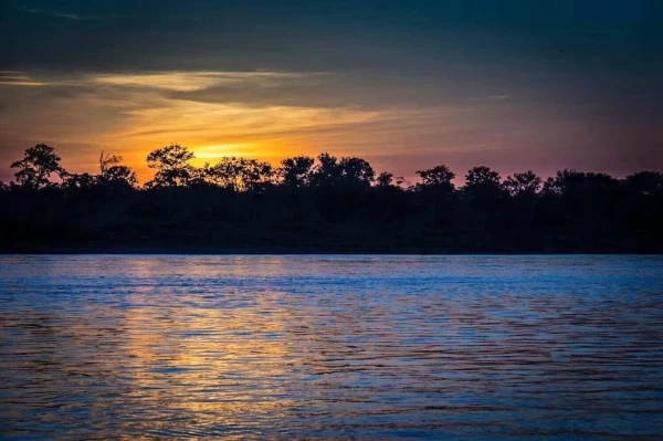 Sunset in Amazon