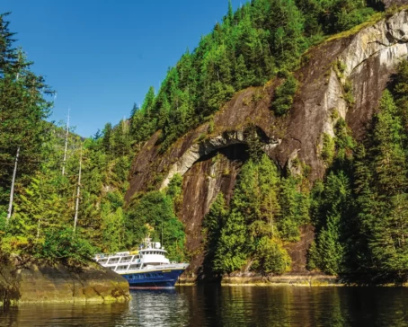 Lindblad Expeditions ship National Geographic Sea Bird operating in Misty Fjords National Monument Alaska-Ketchikan