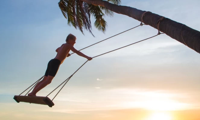 Swing on the beach