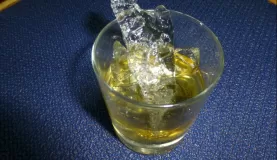 Scotch on the Black Ice Glacier  rock!