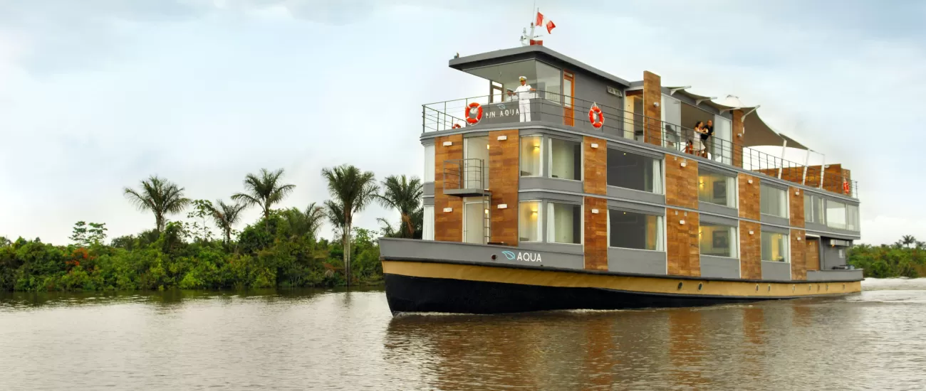 MV Aqua sails the Amazon
