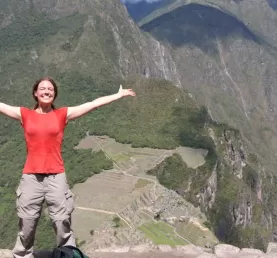 Victory:  On top of Huayna Picchu!