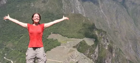 Victory:  On top of Huayna Picchu!