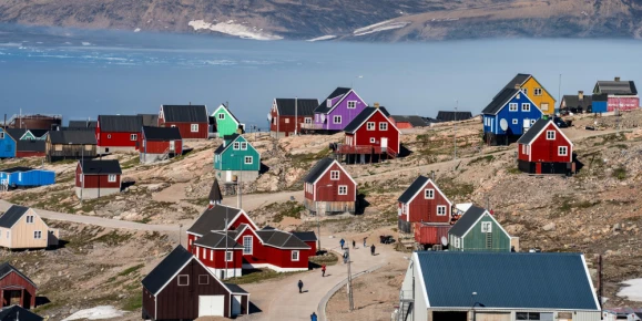 Ittoqqortoormiit is situated at the entrance to Scoresby Sund