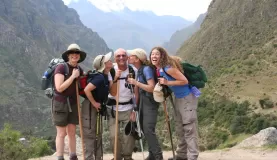 The crew on the Inca Trail.