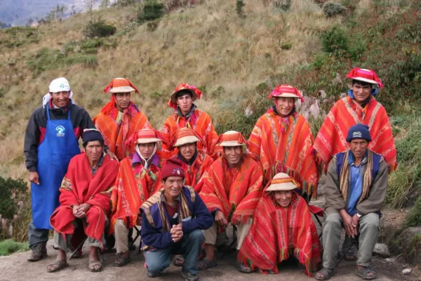 Our colorful porters and cook