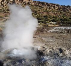 Geysers in the Atacama.
