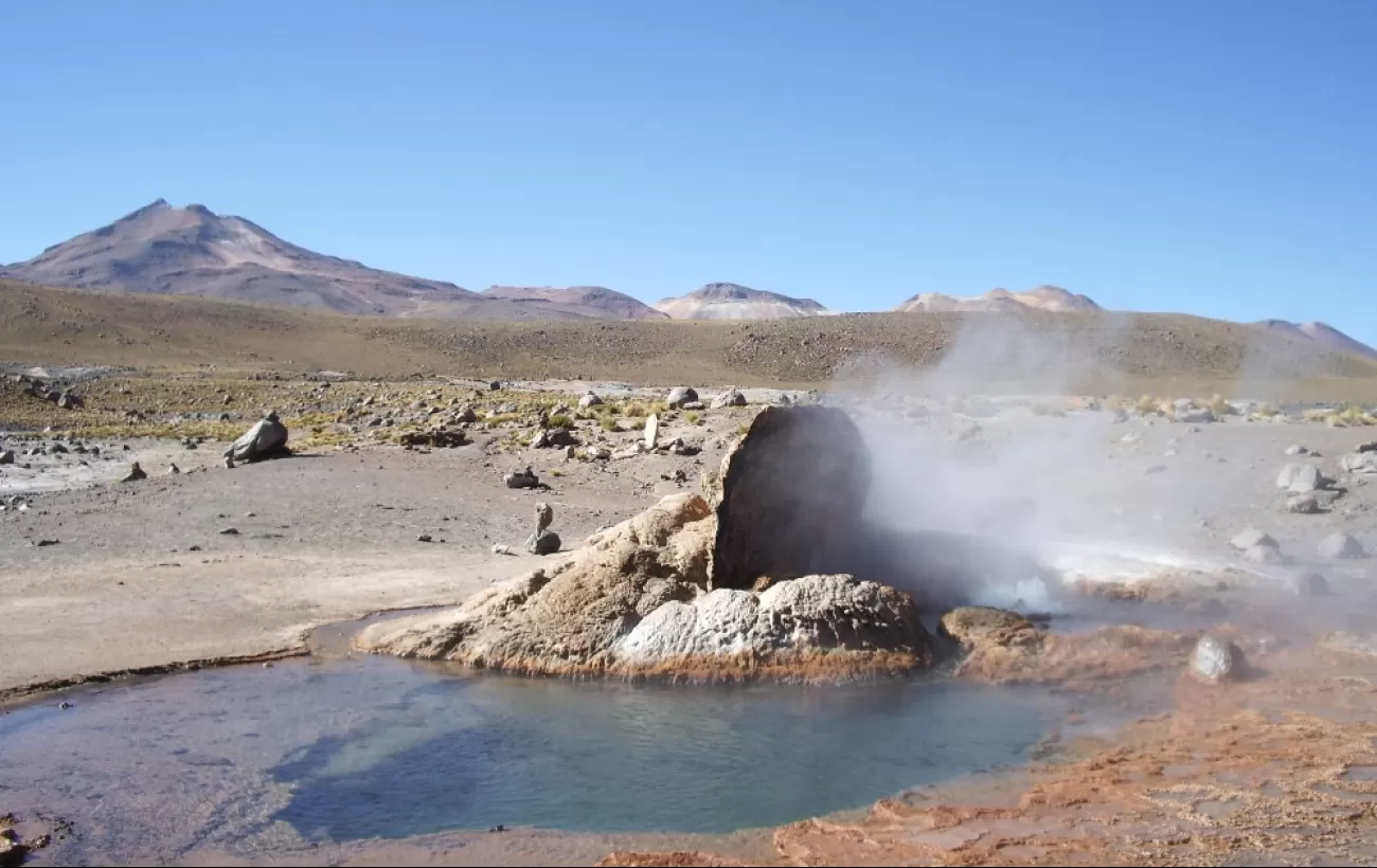 Hot spring in the Atacama