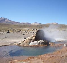 Hot spring in the Atacama