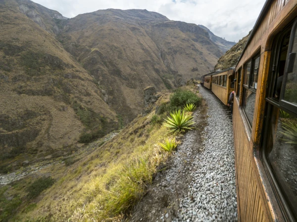 Devil's Nose Train In Ecuadorian Andes