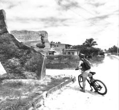 prepping for our bike tour on Isabela