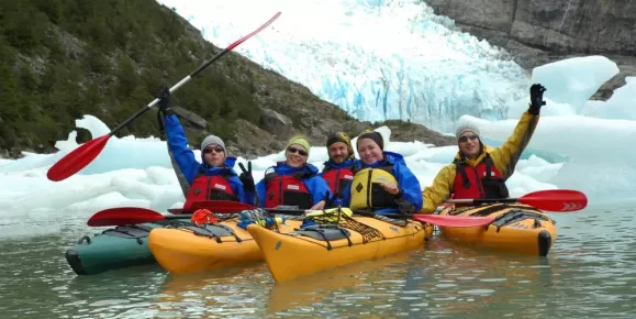 Sea kayaking in Patagonia