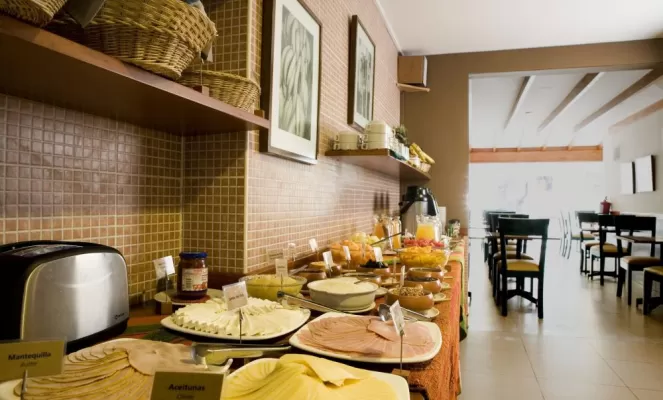 An extensive breakfast buffet will start your day