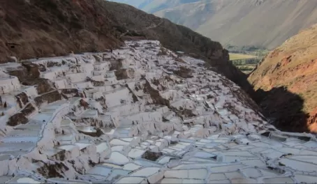 Maras salt mines in Sacred Valley