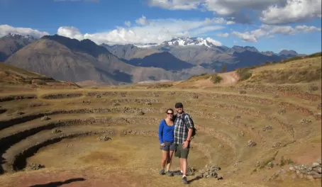 Moray aggricultural terraces in Sacred Valley