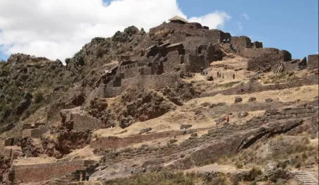 Pisac ruins in the Sacred Valley