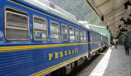 Vistadome train - heading to Machu Picchu!!