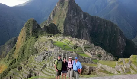 Our tour crew at Machu Picchu