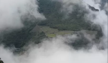 Huayna Picchu Hike- Catching glimpses through the clouds