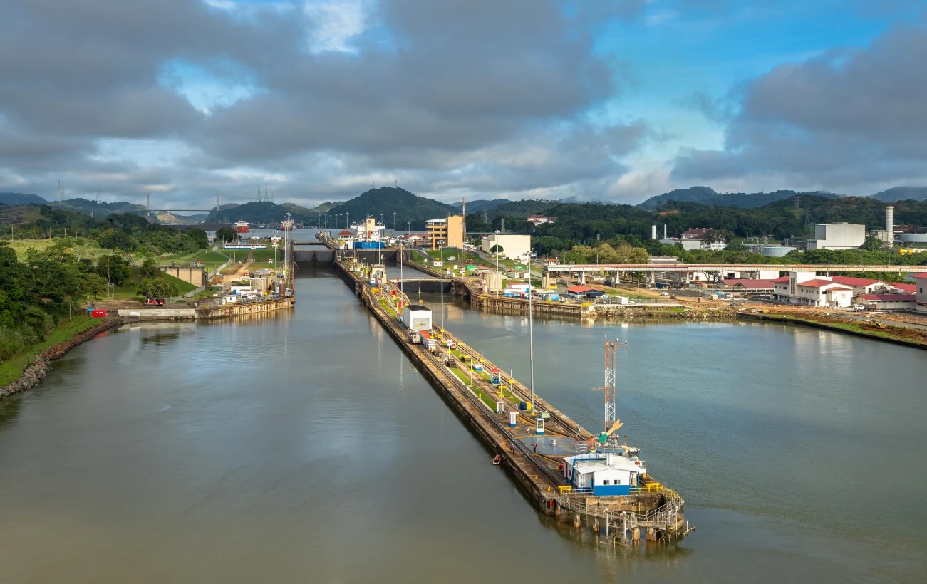 View of the Miraflores Locks