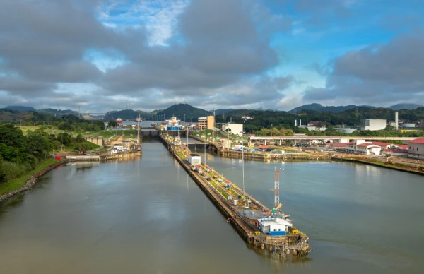 View of the Miraflores Locks
