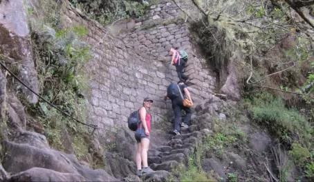 Huayna Picchu Hike- Still going up