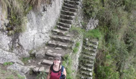 Huayna Picchu Hike- Getting our stair workout in