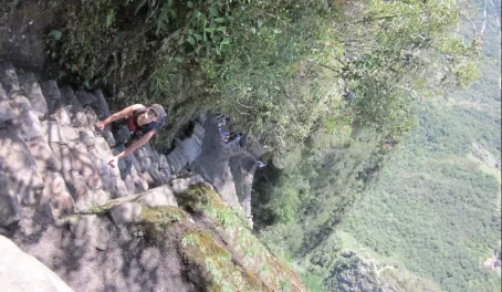 Huayna Picchu Hike: Going down 