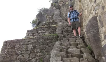 Huayna Picchu Hike- Going down
