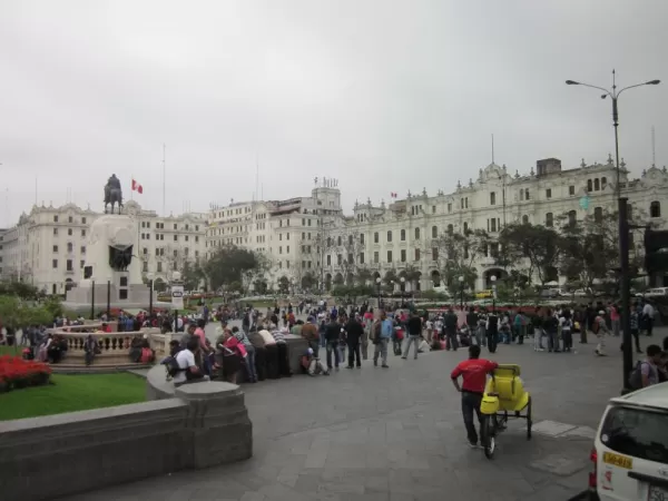 Sight seeing in Lima