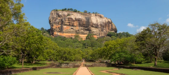 Sigiriya Rock or Lion Rock