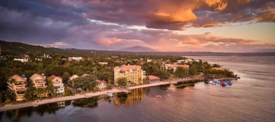 Hotel aerial view