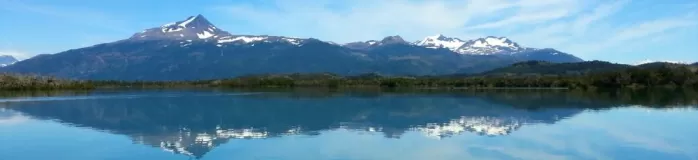 Such calm water while kayaking Patagonia