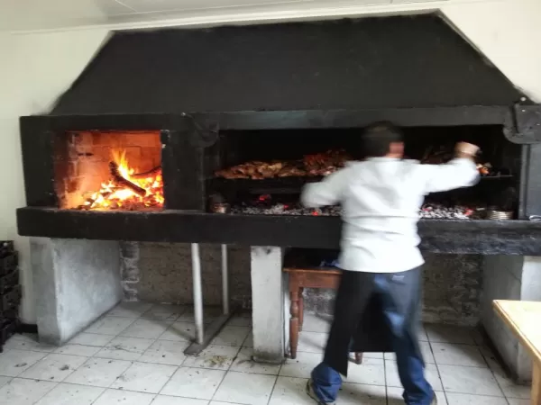 Typical Patagonian barbecue