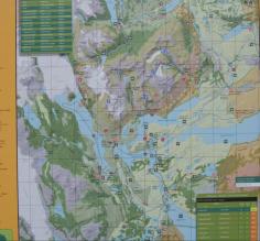 A map of Torres del Paine