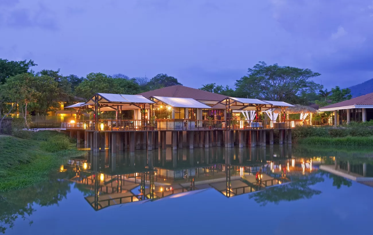 The resort offers numerous dining options featuring the flavors of the world
