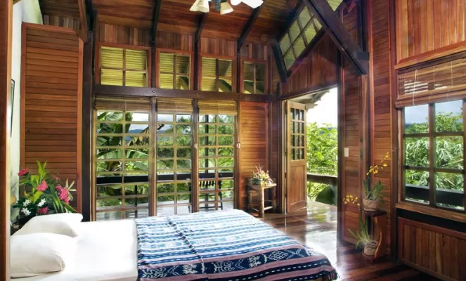 Private balconies are the perfect place to observe the rainforest surrounding your room