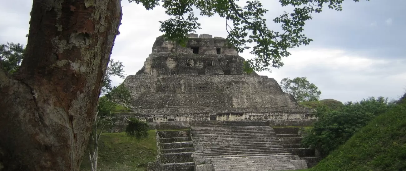 Maya ruins at Xunantunich, Belize