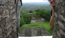 On top of the Xunantunich ruins