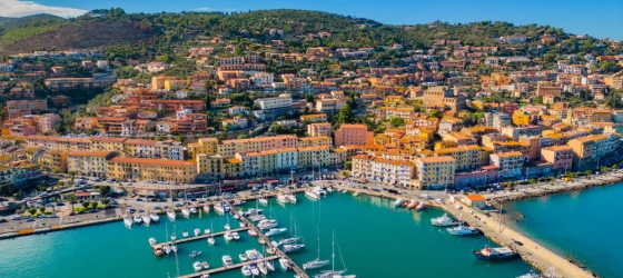 Porto Santo Stefano, Italian coastline sea town in Tuscany