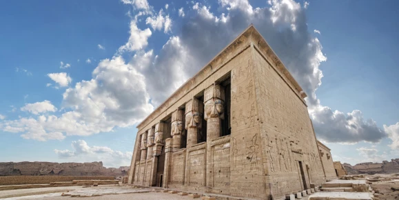 Dendera Temple complex, one of the best-preserved temple sites from ancient Upper Egypt