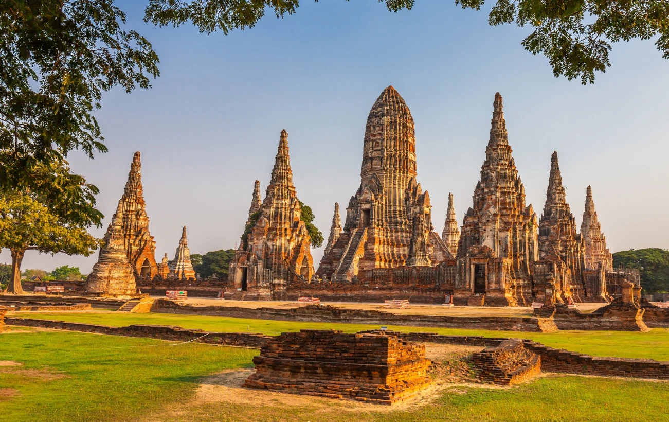 Wat Chaiwatthanaram at Ayutthaya Historical Park
