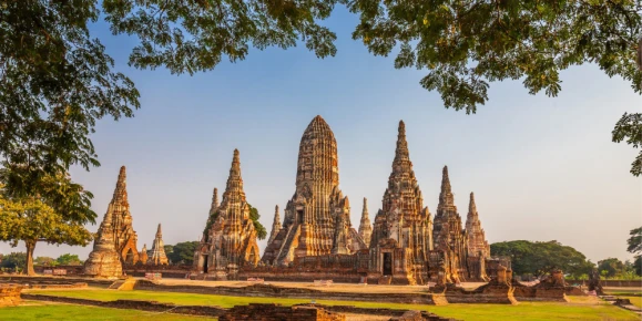 Wat Chaiwatthanaram at Ayutthaya Historical Park