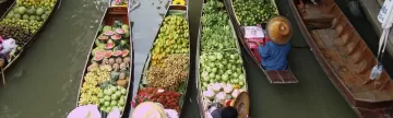 Talaat Naam -- Thailand's floating markets
