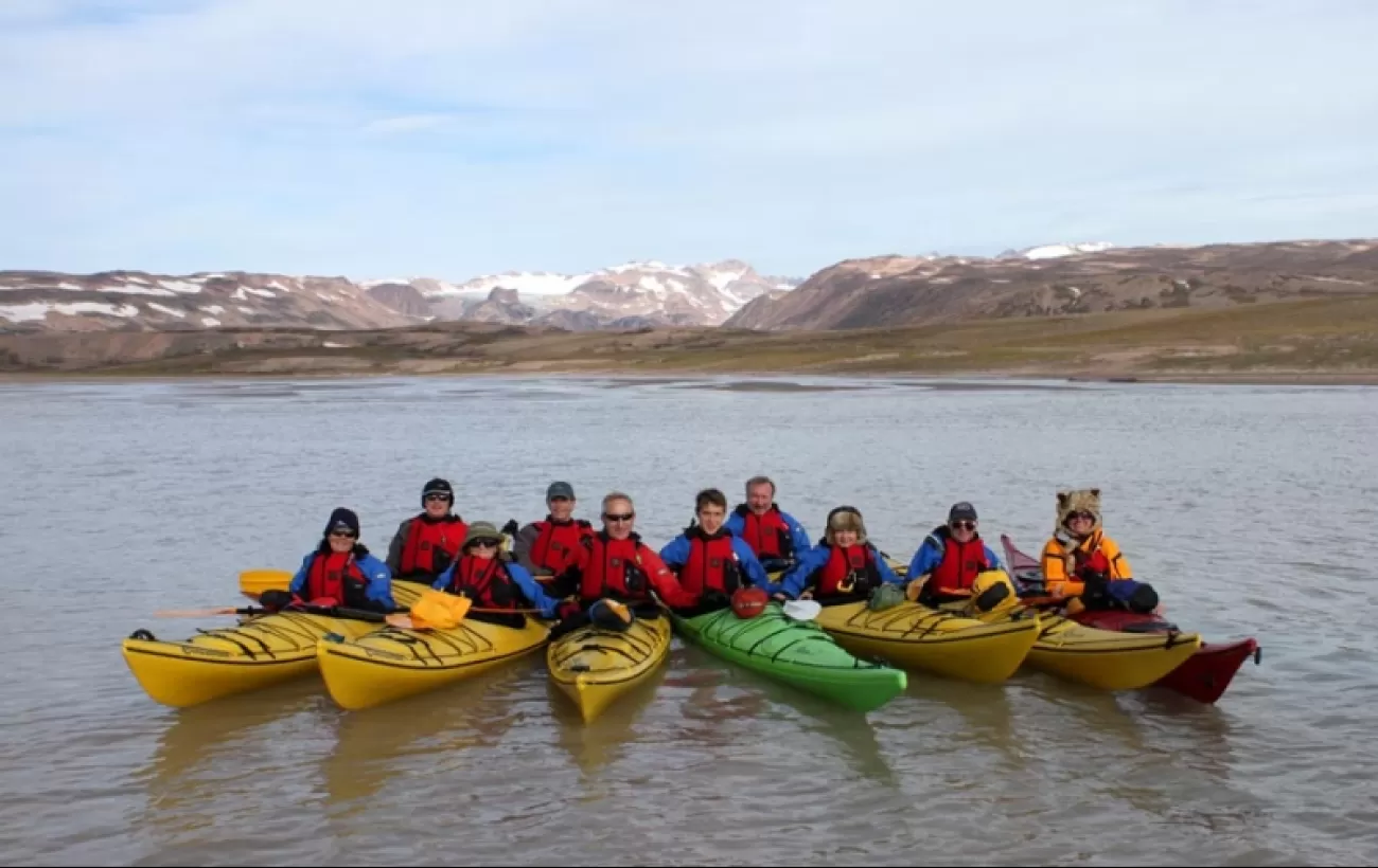 Explore the Arctic aboard a sea kayak