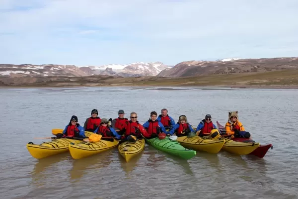 Explore the Arctic aboard a sea kayak