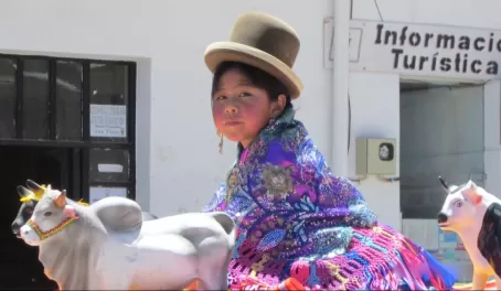 A local child of Bolivia