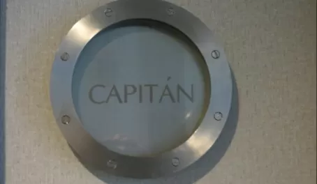 Door to Captain's quarters